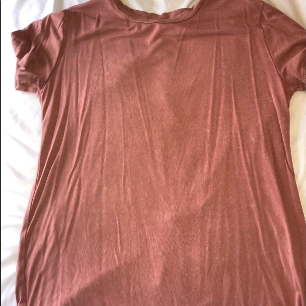 Tan shirt